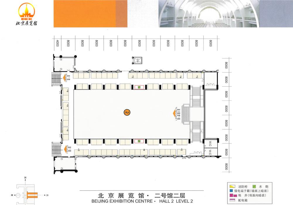 北京展览馆-展馆示意图